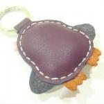 Perry The Penguin Leather Charm / Keychain (..